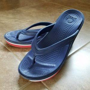 CROCS Wedge Flip Flops / Sandals